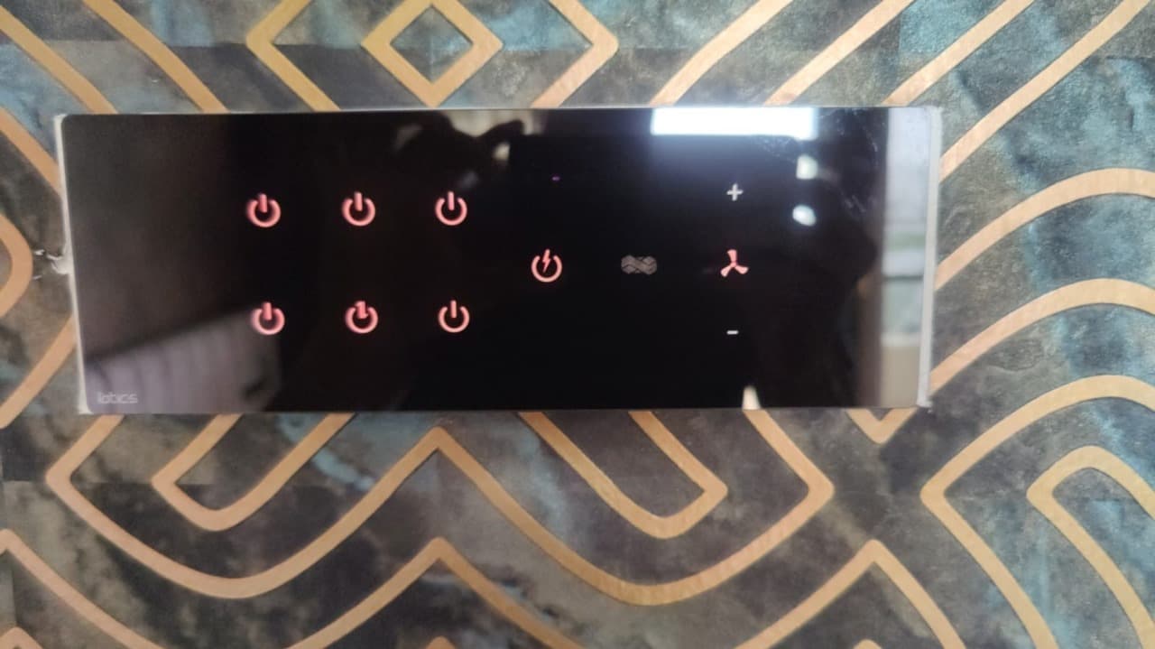 Mr.K Interiors smart home automation switch panel visual